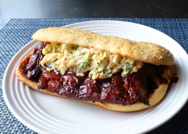 Chef John's Copycat McRib Sandwich