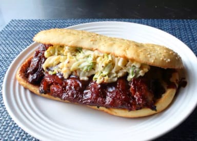 Chef John's Copycat McRib Sandwich